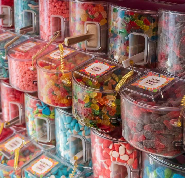 Un large choix de friandises pour petits et grands